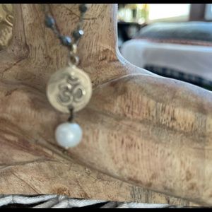 OM necklace. 14 inches
